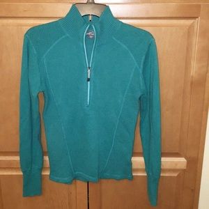 Eddie Bauer green pullover sweater